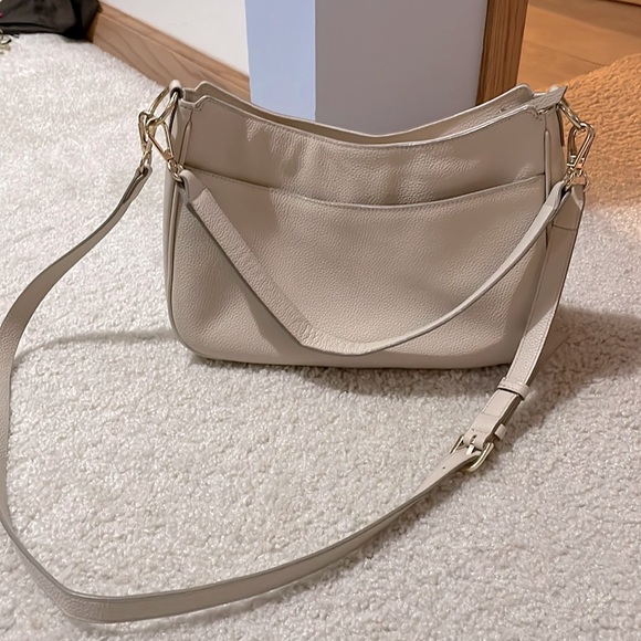 Nordstrom Nude/Beige Handle & Crossbody Purse ✨ - Picture 1 of 15